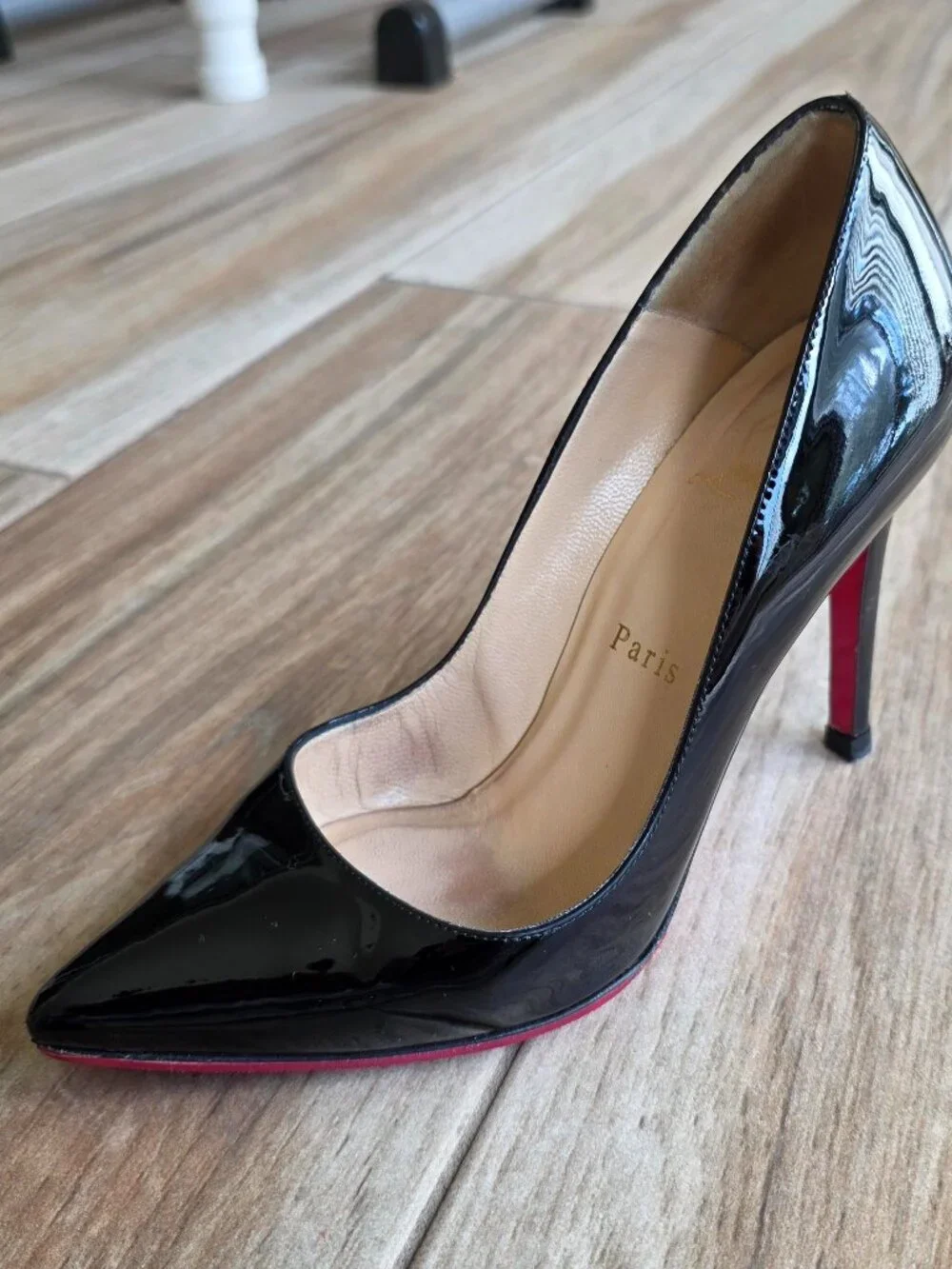 Christian Louboutin So-Kate 120  Black Patent Leather Pumps Eur. 36